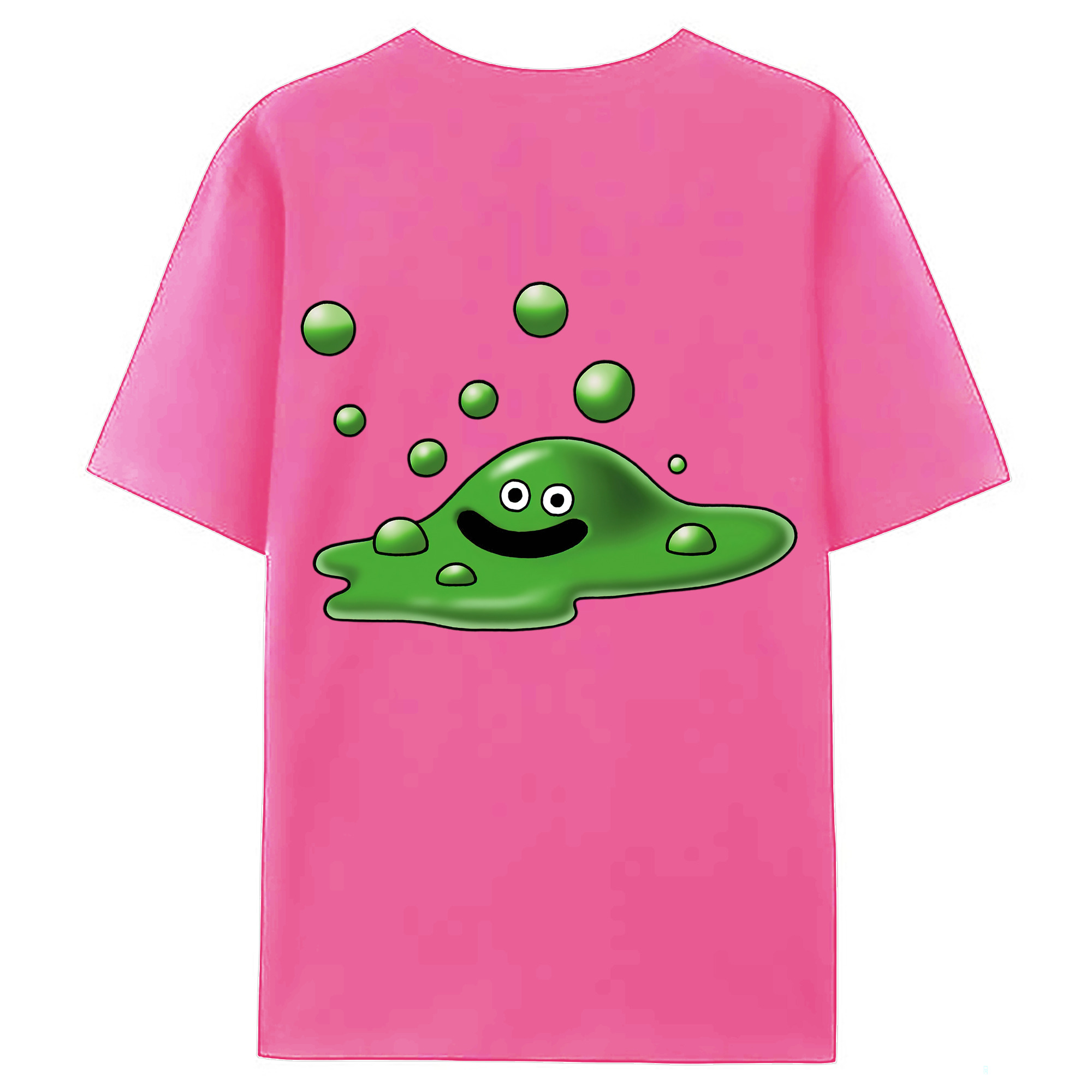 （画像用） ドラゴンクエスト Doragon Kuesuto Dragon Quest レディース半袖Tシャツ(バックプリント)